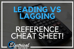 Leading and Lagging Cheat Sheet! Printable Reference