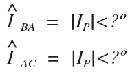 Open Delta phase currents