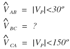 open delta a and c phase voltages